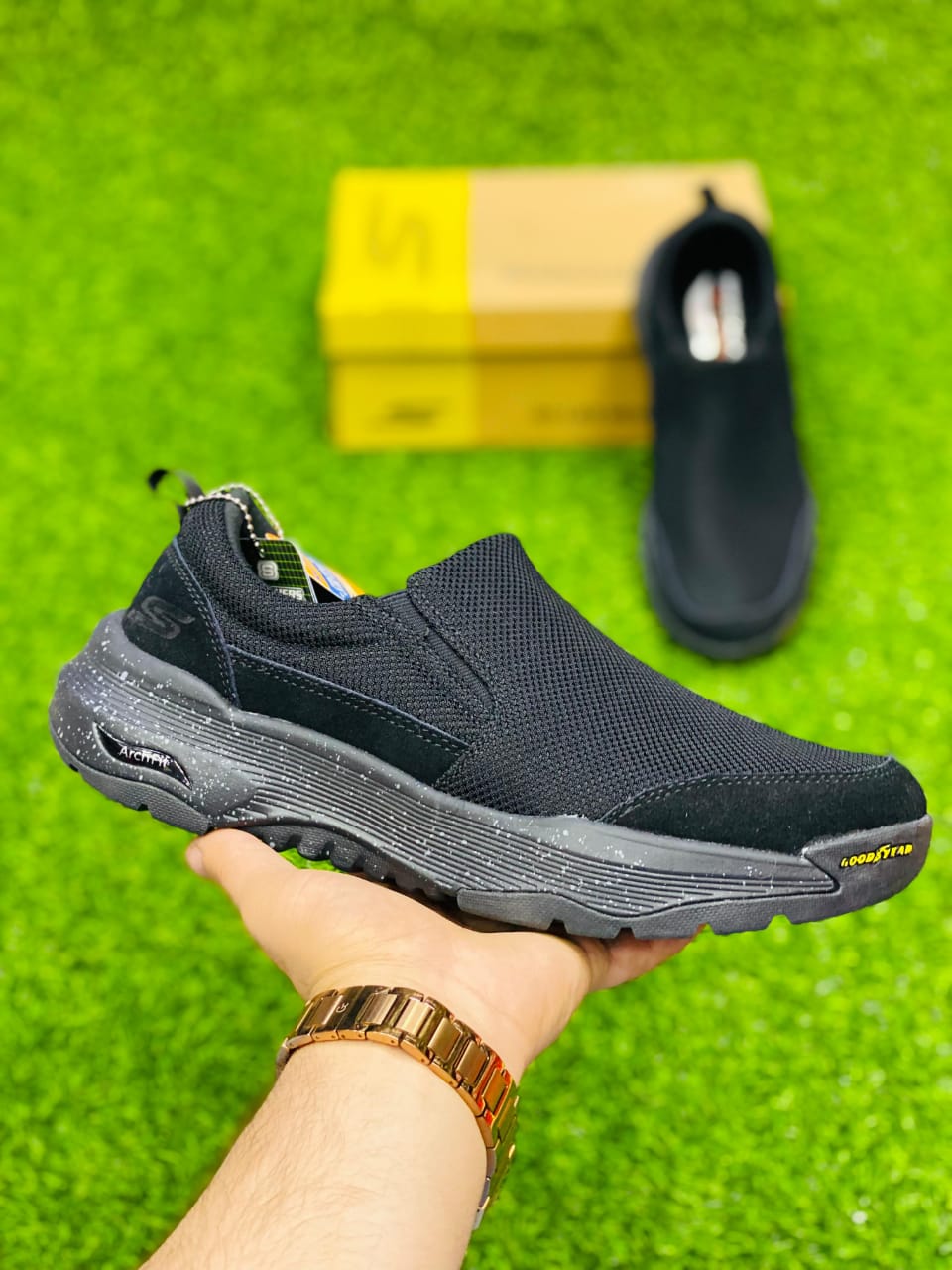 Sketcher Arch Fit Banlin BLACK TO GO