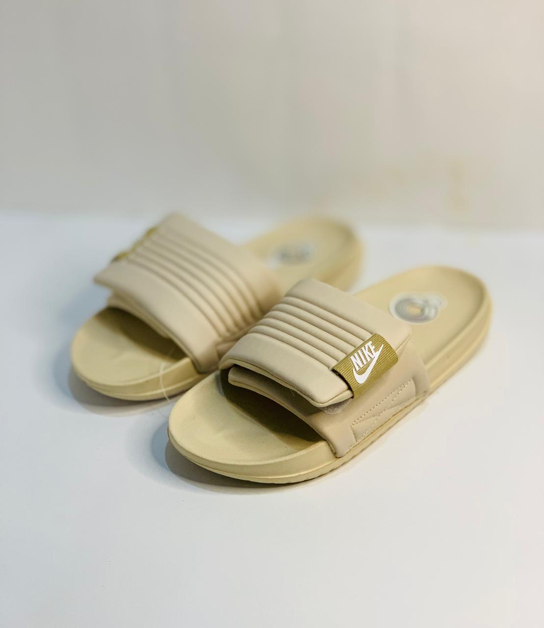 NK Adlite Slides - Beige NK