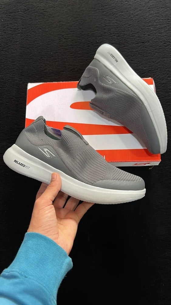 Sketcher white grey