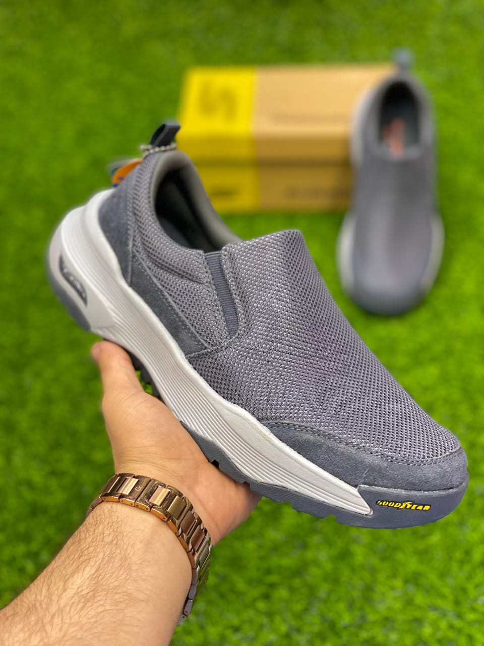 Sketcher Arch Fit Banlin Charcoal grey