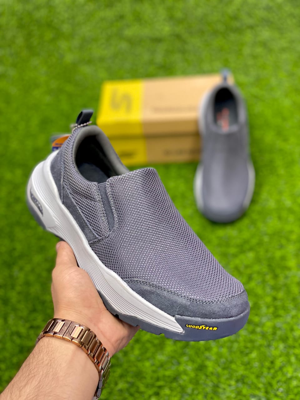 Sketcher Arch Fit Banlin Charcoal grey