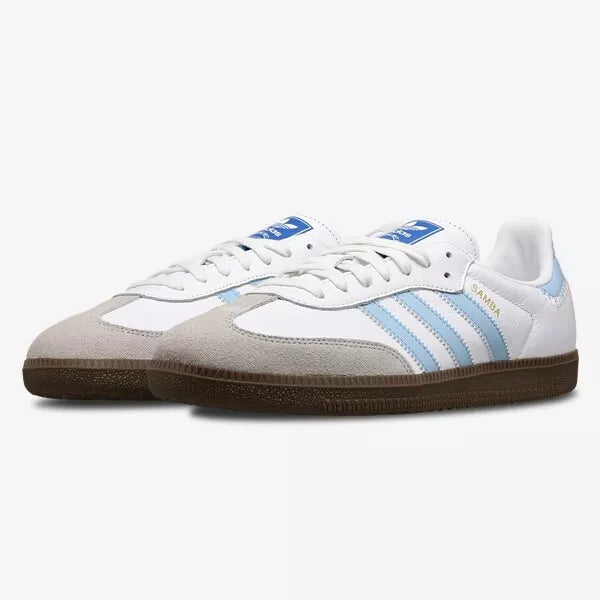 Addidas Samba Vegan White/Blue Premium