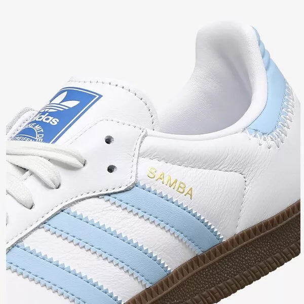 Addidas Samba Vegan White/Blue Premium