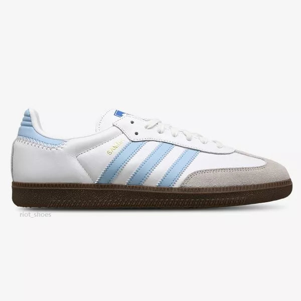 Addidas Samba Vegan White/Blue Premium