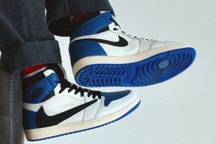 Trviss Scott x Fragment Air Jordann 1