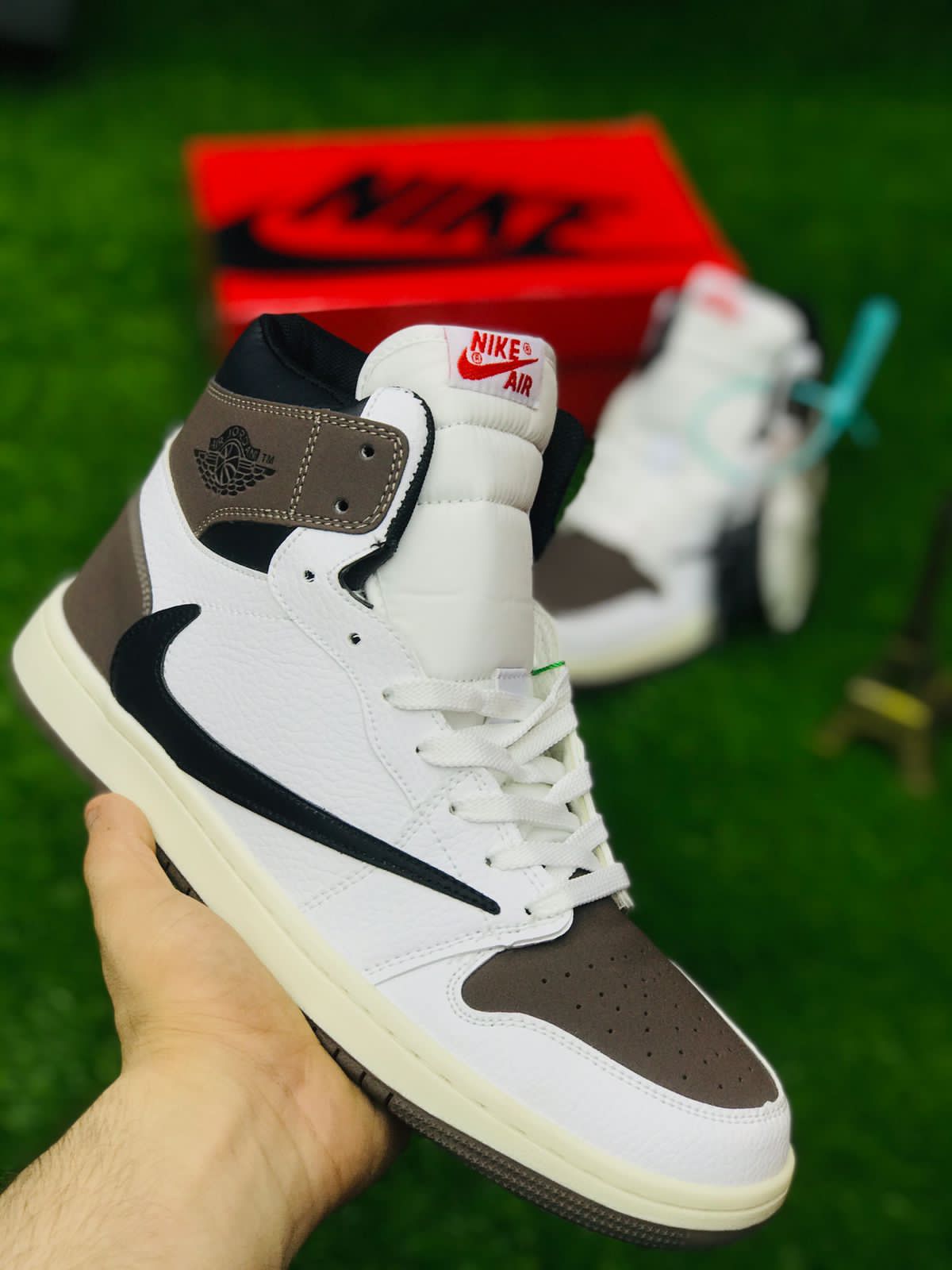 Premium AJ1s High-tops "Reversed Mocha"