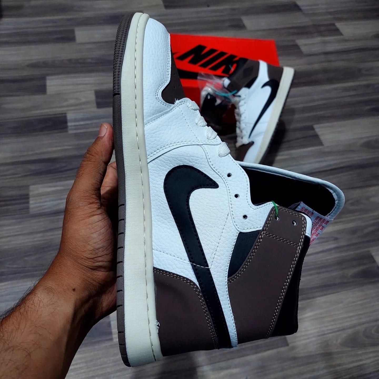 Premium AJ1s High-tops "Reversed Mocha"